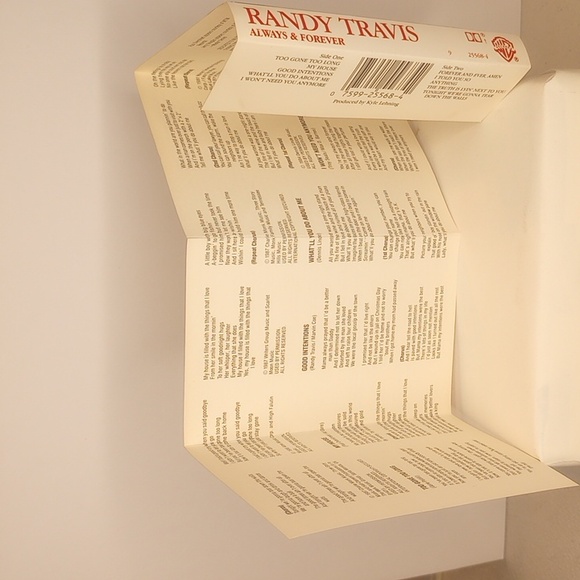 Randy Travis always and forever vintage cassette tape 1987 Warner Bros records - Picture 8 of 9